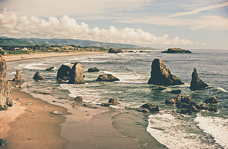 View of Bandon Beach, Oregon thumbnail
