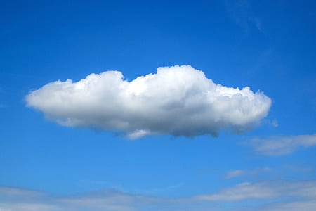 white clouds under blue sky thumbnail
