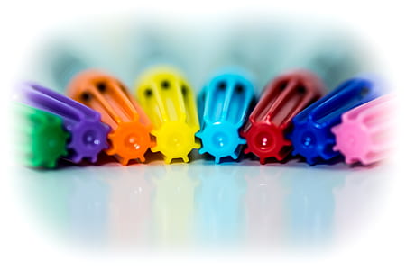 assorted-color markers thumbnail