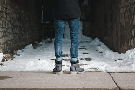 man standing in front of the street thumbnail