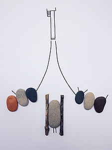 seven polished stones on white surface thumbnail