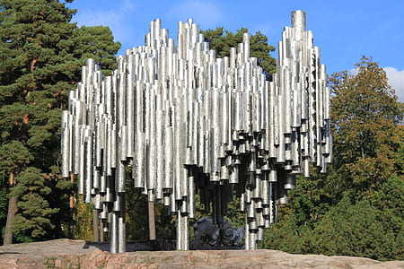 gray landmark near trees thumbnail
