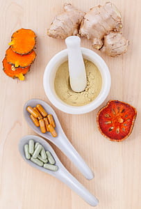 gray powder in white mortar and pestle thumbnail