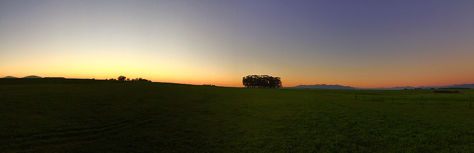 Panorama of Beautiful Dusk Landscape thumbnail