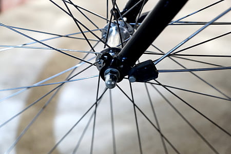 macro photo of bicycle rim thumbnail