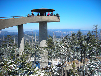 Observational Outlook at Smoky Mountains National Park,Tennessee  thumbnail