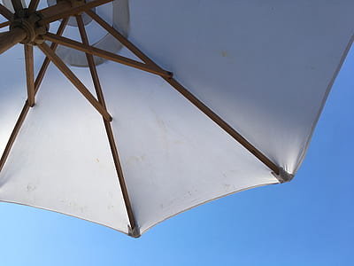 white patio umbrella thumbnail