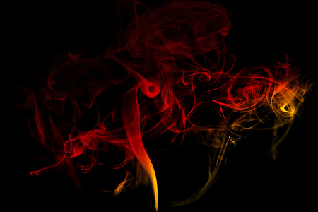 yellow and red flames abstract wallpaper thumbnail