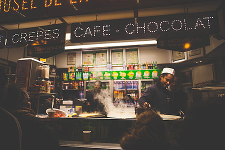 people on Cafe Chocolate stall thumbnail