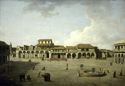 The Piazza in Havana, Cuba, in 1762 thumbnail