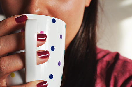 woman, coffee, cup, mug thumbnail
