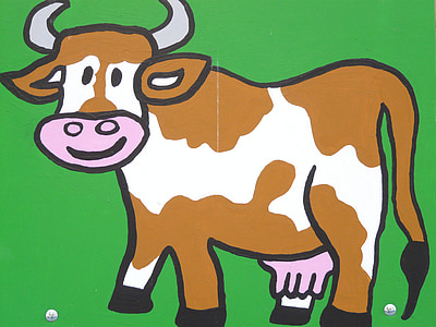 brown and white cow illustration thumbnail