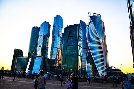 city, sky, people, buildings thumbnail