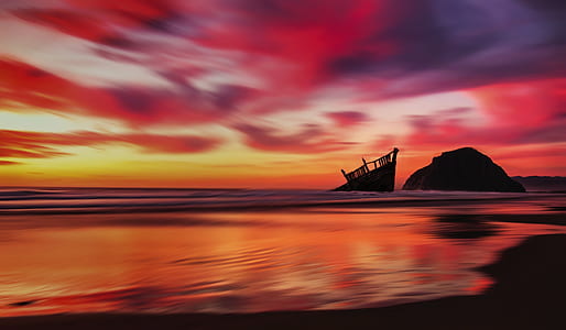 light, sea, dawn, landscape thumbnail