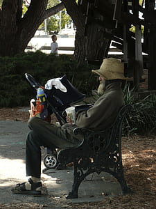 person sitting on bench thumbnail
