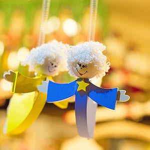 blue angel figurine thumbnail