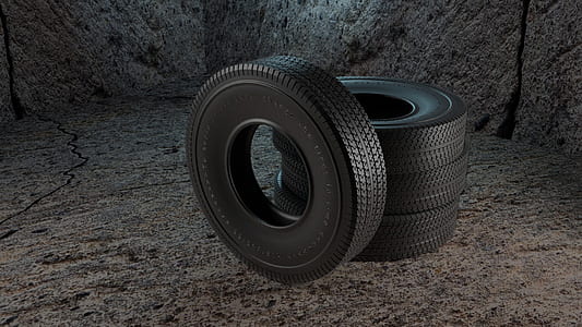 vehicle tire set on ground thumbnail
