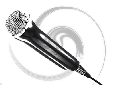 black microphone thumbnail