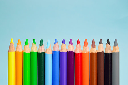 Colorful drawing pencils thumbnail