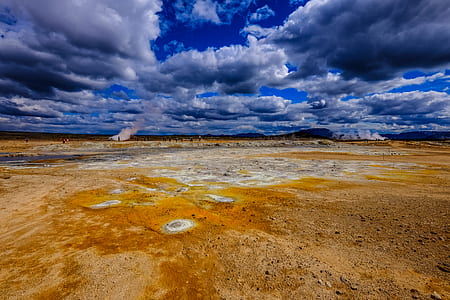 nature, sky, sand, clouds thumbnail