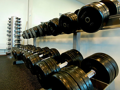 dumbbells on rack thumbnail