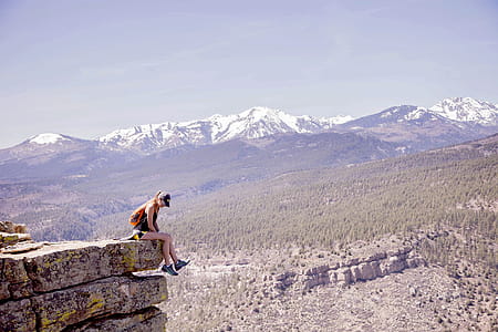 Woman On Top Of Mountain thumbnail