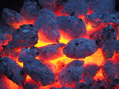 closeup photography of burning charcoal thumbnail