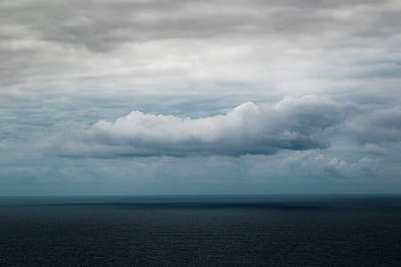 white and blue cloudy clouds thumbnail