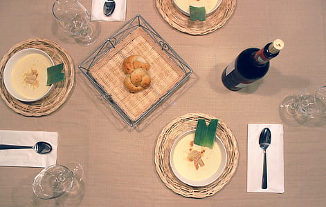 aerial view of table setting thumbnail