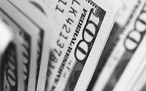 grayscale photography of 100 U.S. dollar banknote thumbnail