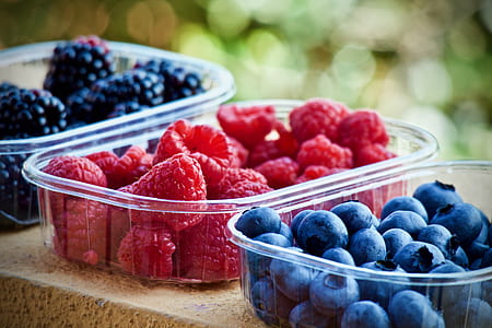Raspberry, mulberry and Bluberry fruits thumbnail