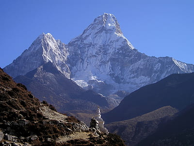white mountain under clear sky thumbnail