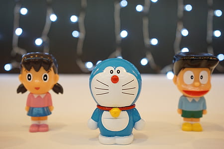 Doraemon plastic toy thumbnail