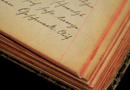 brown printed ruled paper thumbnail