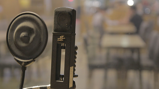 selective focus photography of condenser microphone with filter thumbnail