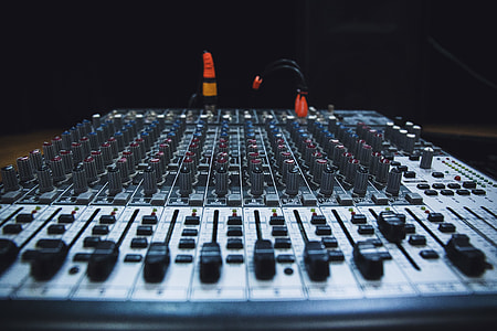 grey and black audio mixer thumbnail