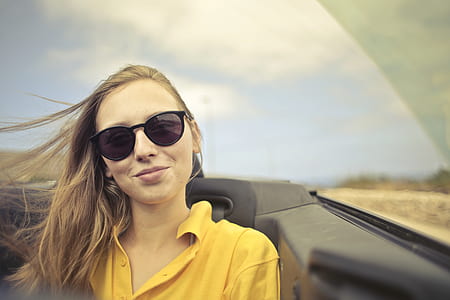 Woman in Yellow Collared Shirt thumbnail