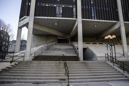 Humanities building backside in Madison, Wisconsin thumbnail