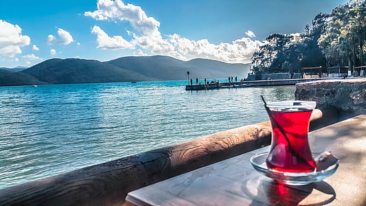 Red Cocktail Glass thumbnail