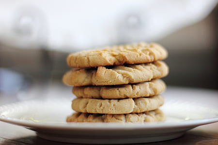 selective focus photography of piled cookies thumbnail