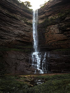 time lapse photography of waterfalls thumbnail