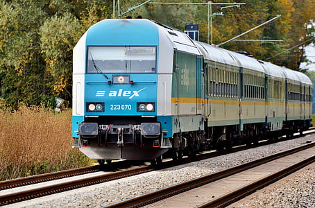 blue and white train thumbnail