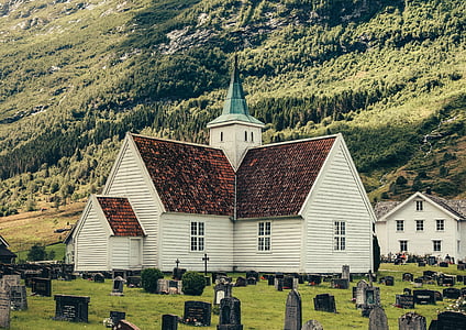 white and brown structure surrounded by grave thumbnail