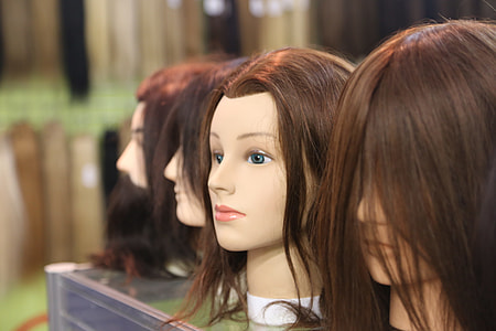four brown wigs thumbnail