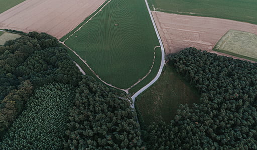 aerial view of lawn field thumbnail
