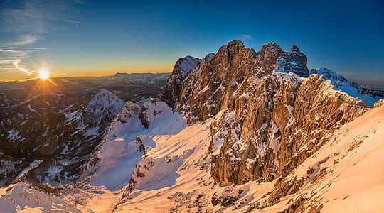 snow-capped mountain range thumbnail