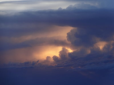 low-angle photo of clouds thumbnail