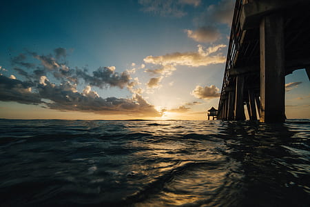 Scenic View of Sea Against Dramatic Sky thumbnail
