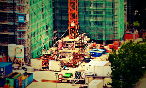 selective photography of construction site during daytime thumbnail