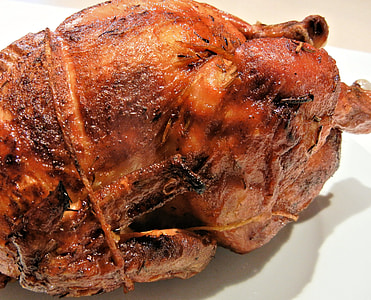roasted turkey on plate thumbnail